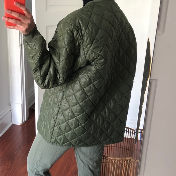 Vintage Quilted Army Puff Liner Jacket - Picture 4 of 6